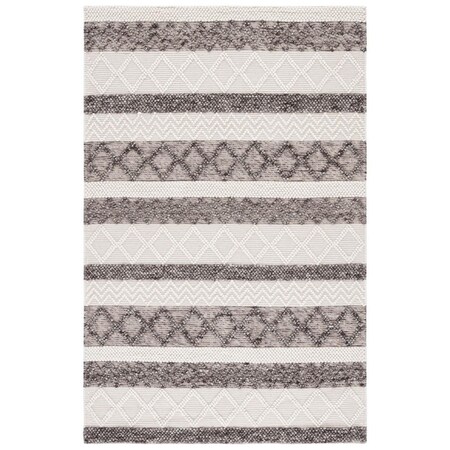 Safavieh 8 x 10 ft. Natural Hand Woven Rectangle Area Rug Ivory & Grey NAT291F-8